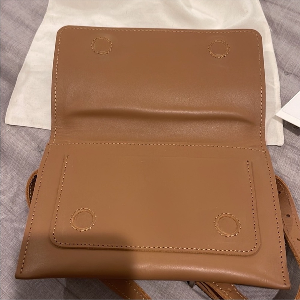 π€ LIMA SAGRADA Tan Leather BELT BAG! - Picture 8 of 9